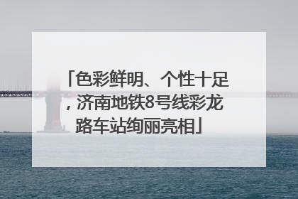 色彩鲜明、个性十足，济南地铁8号线彩龙路车站绚丽亮相