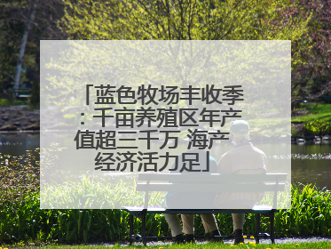 蓝色牧场丰收季：千亩养殖区年产值超三千万 海产经济活力足