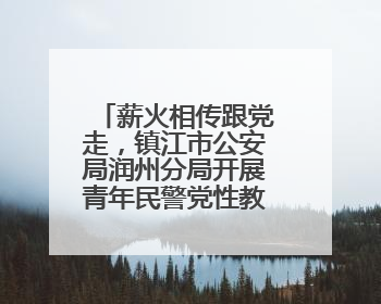 薪火相传跟党走，镇江市公安局润州分局开展青年民警党性教育课