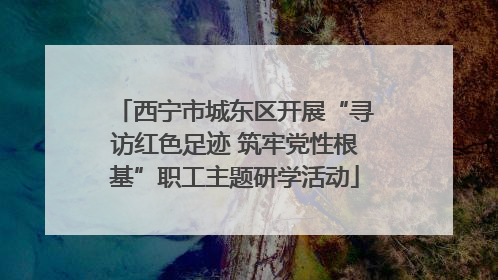 西宁市城东区开展“寻访红色足迹 筑牢党性根基”职工主题研学活动