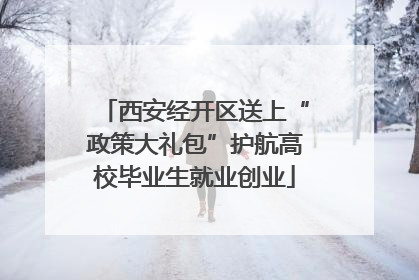 西安经开区送上“政策大礼包”护航高校毕业生就业创业
