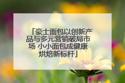 豪士面包以创新产品与多元营销破局市场 小小面包成健康烘焙新标杆