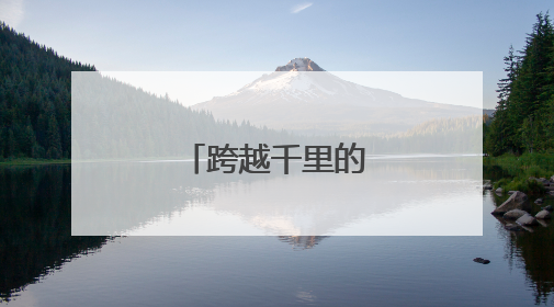 跨越千里的特殊礼物