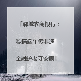 郓城农商银行：粽情端午传非遗 金融护老守安康