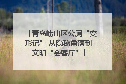 青岛崂山区公厕“变形记” 从隐秘角落到文明“会客厅”