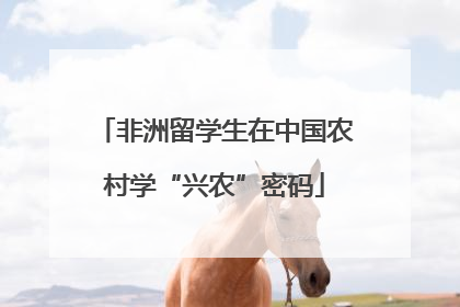非洲留学生在中国农村学“兴农”密码