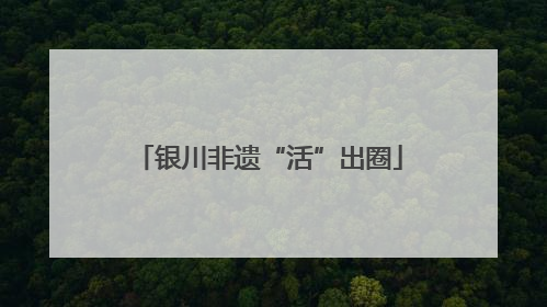 银川非遗“活”出圈