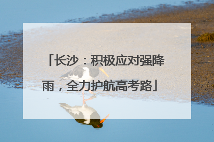 长沙：积极应对强降雨，全力护航高考路