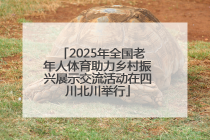 2025年全国老年人体育助力乡村振兴展示交流活动在四川北川举行