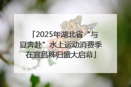 2025年湖北省“与夏奔赴”水上运动消费季在宜昌秭归盛大启幕