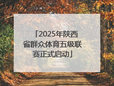 2025年陕西省群众体育五级联赛正式启动