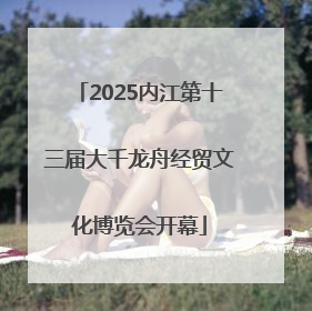 2025内江第十三届大千龙舟经贸文化博览会开幕