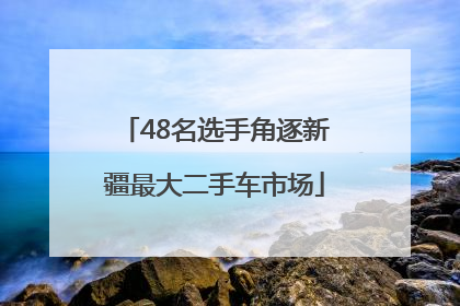 48名选手角逐新疆最大二手车市场