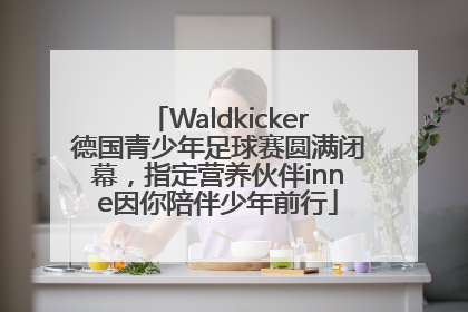Waldkicker德国青少年足球赛圆满闭幕，指定营养伙伴inne因你陪伴少年前行